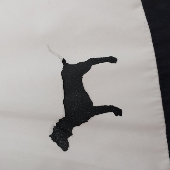 PINK VS Windbreaker Jacket Zip Front Hidden Hood As Is Size XS - Picture 4 of 7